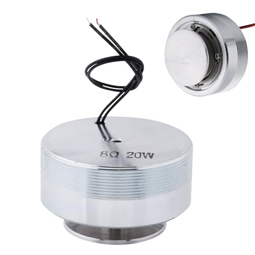 HERCHR 1pcs Resonance -Lautsprecher, 50 mm 2 Zoll Alle Frequenzresonanzlautsprecher Vibration Starker Bass -Lautersprecher für Geräte -Sound -Wiedergabe und Sound erweitern (8th 20W) von HERCHR