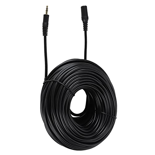 HERCHR 3,5 mm männlich an weibliches Audioverlängerungskabel, Stereo -Buchse -Kabel für Telefone, Kopfhörer, Lautsprecher, Tabletten (30m) von HERCHR