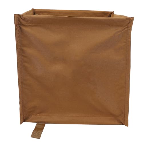 HERCHR Outdoor -Müll kann Lagerung, großer Mülleimer 33L zusammenklappbarer Camping -Essentials für Reisepicknick -Grill 12.6x12.6x12.6in (Khaki) von HERCHR
