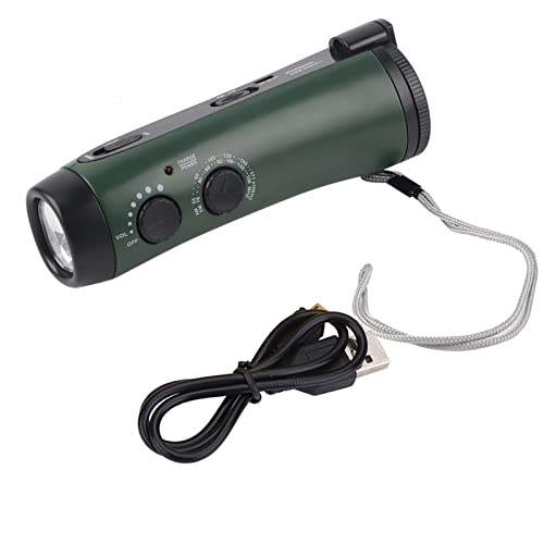 Handkurbel LED -Blitz, Multi -Funktion -Radio -Taschenlampe Tragbares Notfall -Torch -Telefonladegerät mit USB -Kabel für das Klettern im Freien Handkurbel LED -Blitz, Multi -Funktion -Radio -Taschenlampe Tragbares Notfall -Torch -Telefonladegerät mit USB -Kabel für das Klettern im Freien von HERCHR