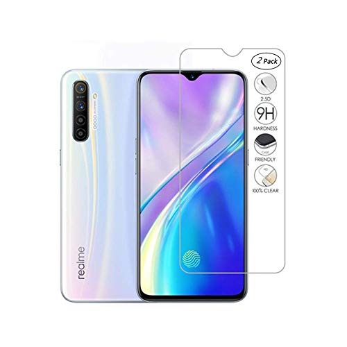 HERCN Displayschutzfolie Kompatibel mit Oppo K5/Realme X2/Realme XT 6.4",2.5D 9H Härte 0.3mm Dünn Gehärtetem Glas Tempered Displayschutz Screen Protector für Oppo K5/Realme X2/Realme XT (2 Pack) von HERCN