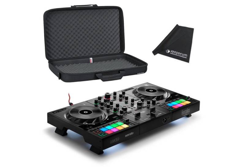 HERCULES DJ Controller DJControl Inpulse 500 mit Tasche und Tuch von HERCULES