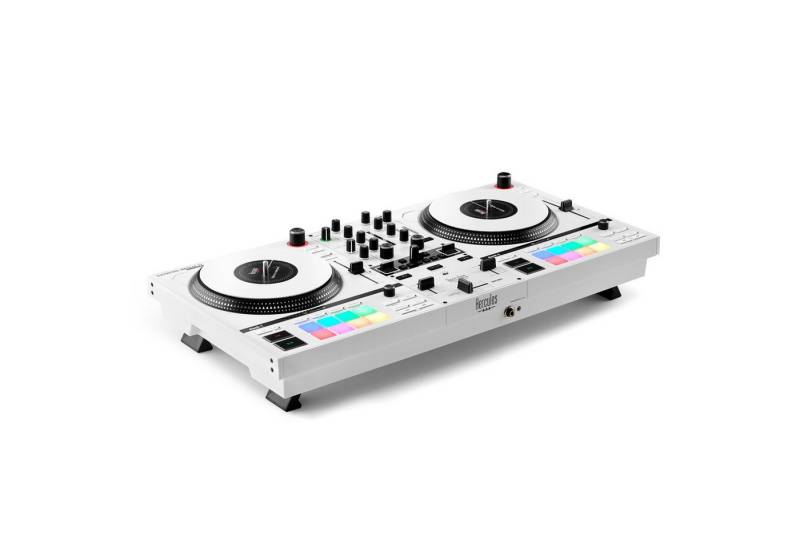 HERCULES DJ Controller Hercules DJ Controller Inpulse T-7 Weiss, (DJ-Controller mit 2 motorbetriebenen Decks), DJ Controller von HERCULES