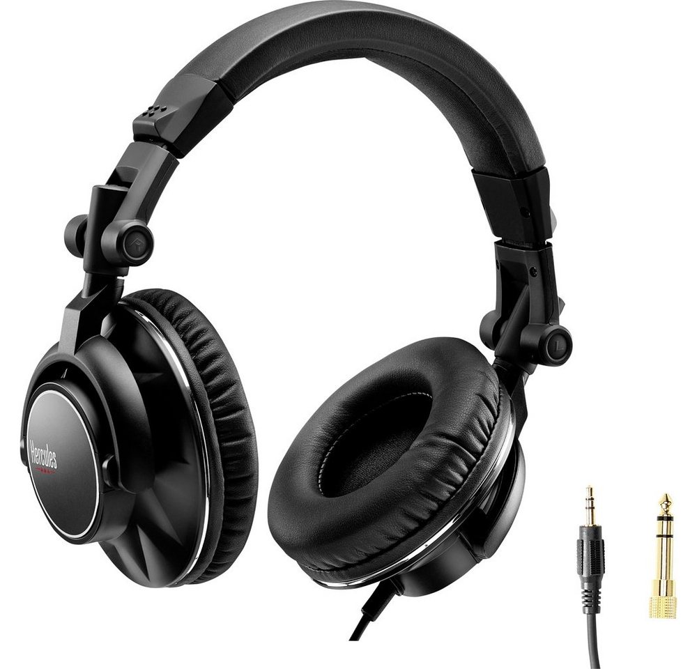 HERCULES Hercules DGP DJ60 DJ Over Ear Kopfhörer kabelgebunden Schwarz Faltb Kopfhörer HERCULES Hercules DGP DJ60 DJ Over Ear Kopfhörer kabelgebunden Schwarz Faltb Kopfhörer von HERCULES