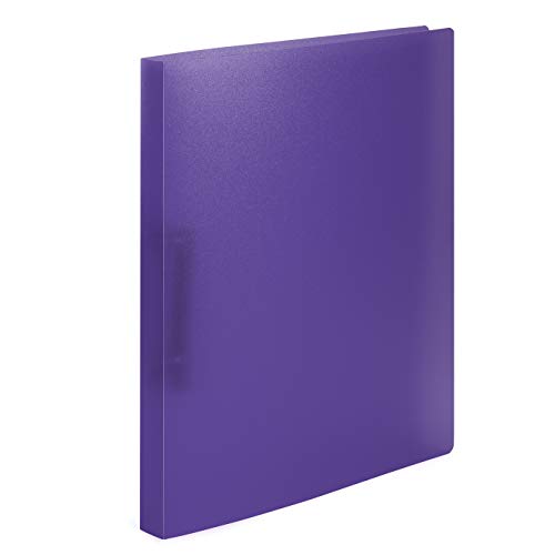 HERMA Ringbuch A4 Violett Lila Transluzent, schmal, 2 Ringe, 25 mm breit, Ringordner aus Kunststoff mit Niederhalter für Kinder, Jungen und Mädchen HERMA Ringbuch A4 Violett Lila Transluzent, schmal, 2 Ringe, 25 mm breit, Ringordner aus Kunststoff mit Niederhalter für Kinder, Jungen und Mädchen von HERMA