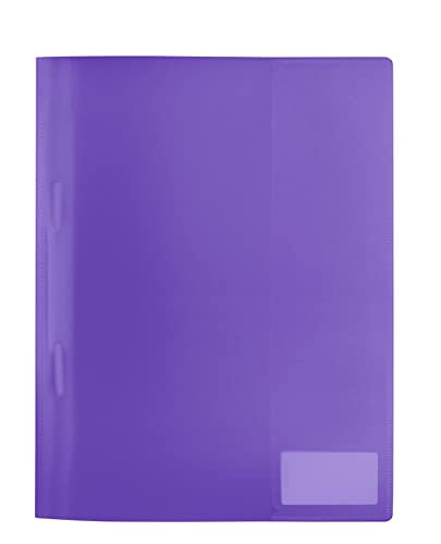 HERMA 19498 Schnellhefter A4 Transluzent Violett Lila, 3 Stück, Sichthefter aus Kunststoff mit Beschriftungsetikett, Einstecktasche & Metallheftzunge, Plastik Schnellhefter Set für Schule & Büro HERMA 19498 Schnellhefter A4 Transluzent Violett Lila, 3 Stück, Sichthefter aus Kunststoff mit Beschriftungsetikett, Einstecktasche & Metallheftzunge, Plastik Schnellhefter Set für Schule & Büro von HERMA