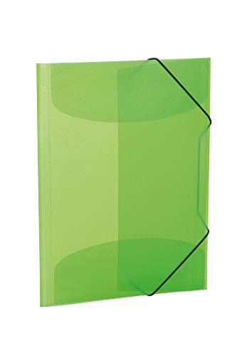 HERMA Sammelmappe A4 Hellgrün Transluzent, Eckspanner-Mappe aus Kunststoff mit Gummizug und Innenklappen für Kinder, Jungen und Mädchen HERMA Sammelmappe A4 Hellgrün Transluzent, Eckspanner-Mappe aus Kunststoff mit Gummizug und Innenklappen für Kinder, Jungen und Mädchen von HERMA