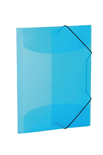 HERMA Sammelmappe A3 Hellblau Transluzent, Eckspanner-Mappe aus Kunststoff mit Gummizug und Innenklappen für Kinder, Jungen und Mädchen HERMA Sammelmappe A3 Hellblau Transluzent, Eckspanner-Mappe aus Kunststoff mit Gummizug und Innenklappen für Kinder, Jungen und Mädchen von HERMA