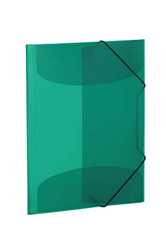 HERMA Sammelmappe A3 Grün Transluzent, Eckspanner-Mappe aus Kunststoff mit Gummizug und Innenklappen für Kinder, Jungen und Mädchen HERMA Sammelmappe A3 Grün Transluzent, Eckspanner-Mappe aus Kunststoff mit Gummizug und Innenklappen für Kinder, Jungen und Mädchen von HERMA