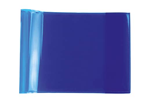 HERMA 19618 Heftumschläge A5 Quer Transparent Blau, 10 Stück, Hefthüllen aus strapazierfähiger, abwischbarer & extra dicker Polypropylen-Folie, durchsichtige Heftschoner Set für Schulhefte, farbig HERMA 19618 Heftumschläge A5 Quer Transparent Blau, 10 Stück, Hefthüllen aus strapazierfähiger, abwischbarer & extra dicker Polypropylen-Folie, durchsichtige Heftschoner Set für Schulhefte, farbig von HERMA