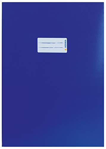 HERMA 19751 Heftumschläge A4 Karton Blau, 10 Stück, Hefthüllen mit Beschriftungsfeld aus stabilem & extra starkem Papier, Heftschoner Set für Schulhefte, farbig HERMA 19751 Heftumschläge A4 Karton Blau, 10 Stück, Hefthüllen mit Beschriftungsfeld aus stabilem & extra starkem Papier, Heftschoner Set für Schulhefte, farbig von HERMA
