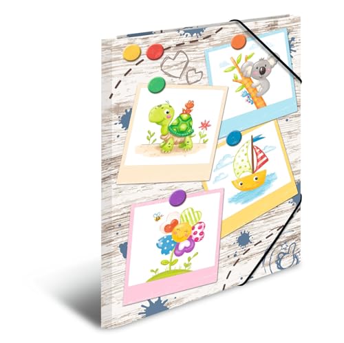 HERMA Sammelmappe A3 Kinder Holzoptik, Eckspanner-Mappe aus Pappe mit Kindergarten Motiv, Gummizug, Innenklappen und Innendruck für Jungen, Mädchen und Kinder HERMA Sammelmappe A3 Kinder Holzoptik, Eckspanner-Mappe aus Pappe mit Kindergarten Motiv, Gummizug, Innenklappen und Innendruck für Jungen, Mädchen und Kinder von HERMA