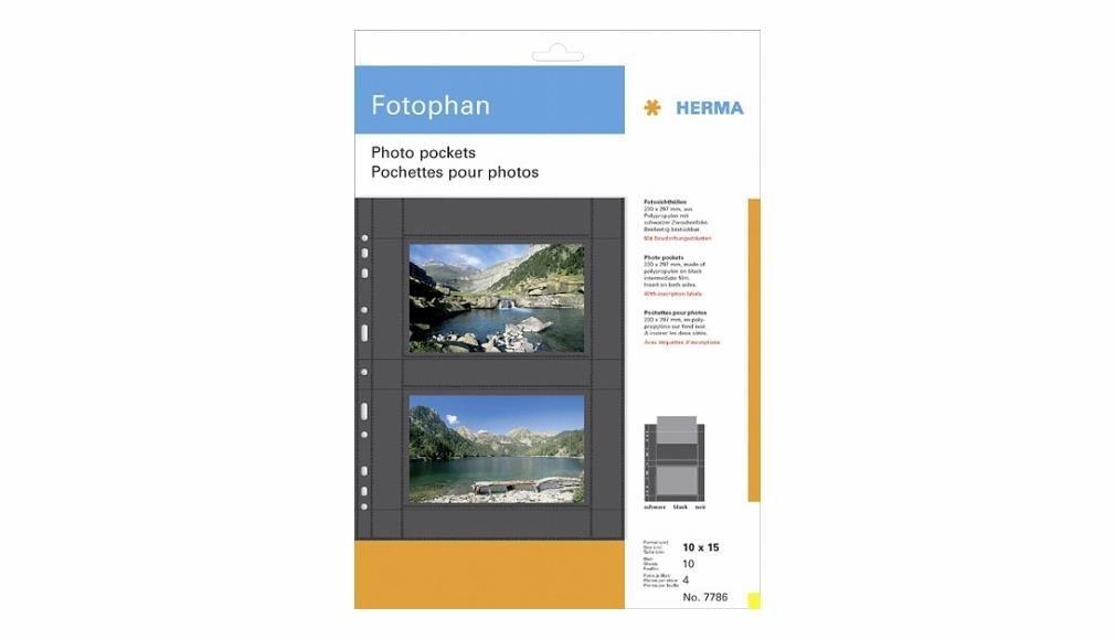 HERMA 7786 FOTOPHAN 10x15 QUER 4 Fotos schwarz Objektivzubehör HERMA 7786 FOTOPHAN 10x15 QUER 4 Fotos schwarz Objektivzubehör von HERMA