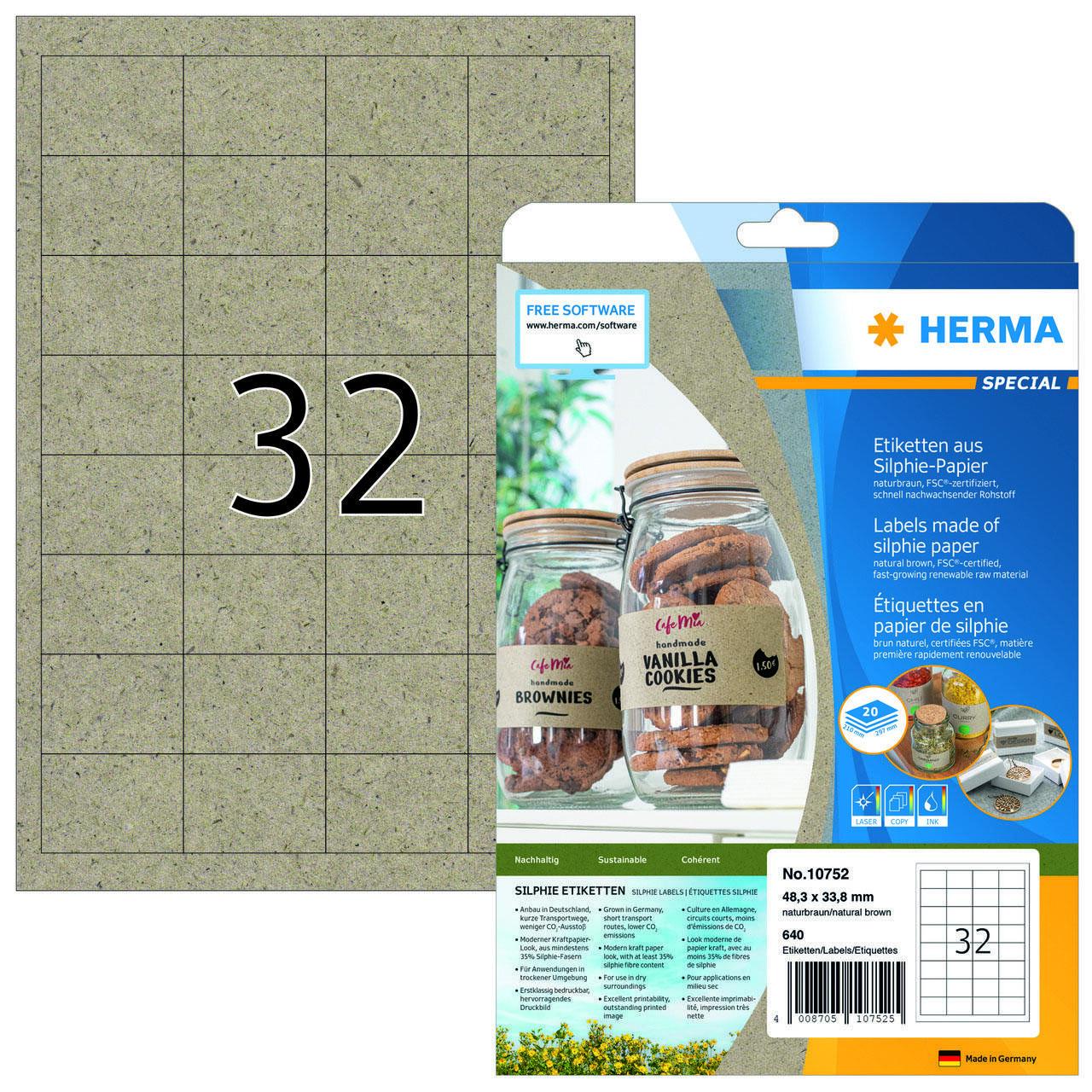 HERMA Etikett.Silphie 48,3x33 von HERMA