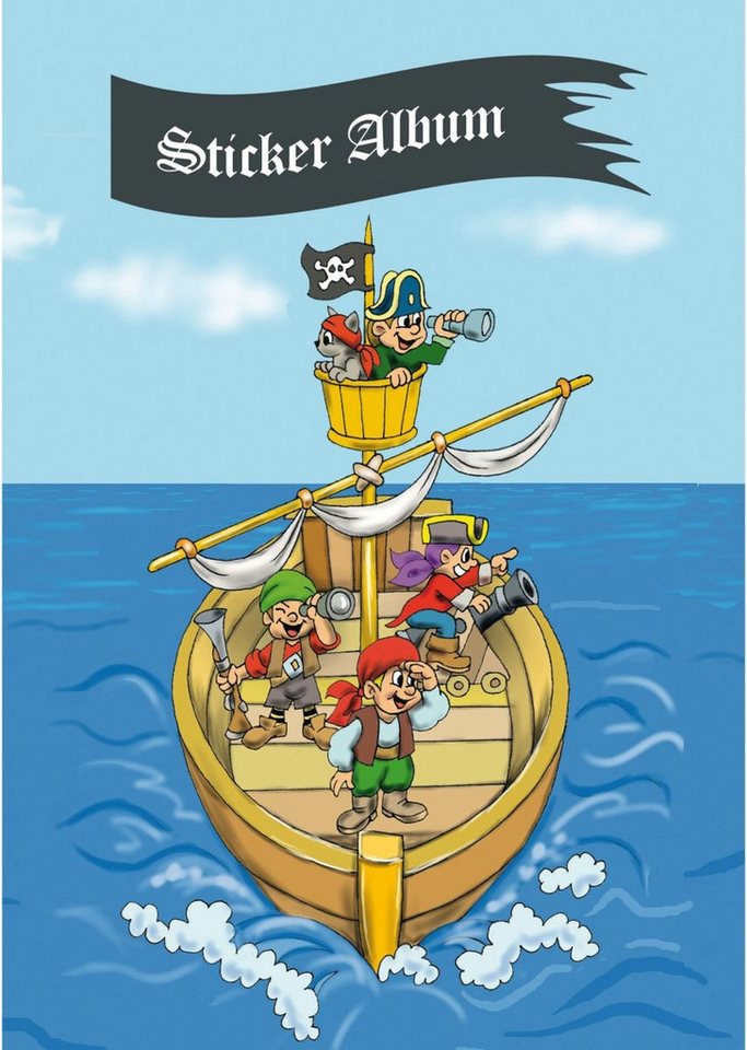HERMA Fotoalbum Stickeralbum A5 Piratenabenteuer von HERMA