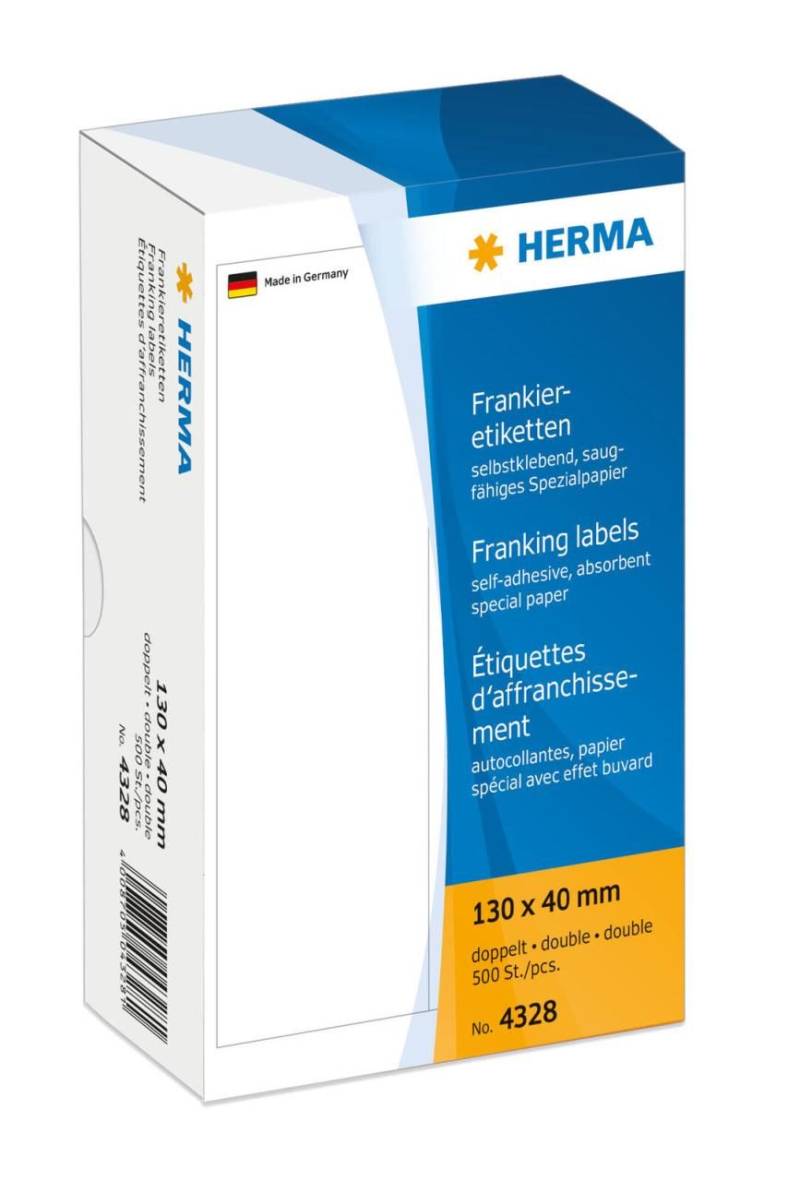 HERMA Frankieretiketten 130,0 x 40,0 mm von HERMA
