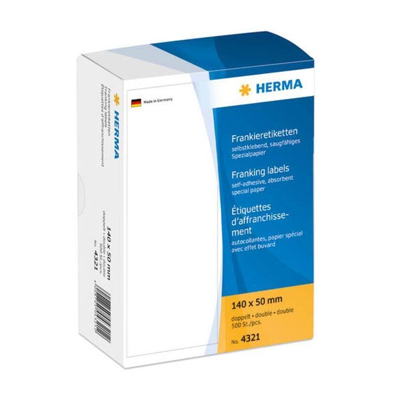 HERMA Frankieretiketten 140,0 x 50,0 mm HERMA Frankieretiketten 140,0 x 50,0 mm von HERMA