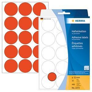 HERMA Klebepunkte Ø 32,0 mm rot HERMA Klebepunkte Ø 32,0 mm rot von HERMA