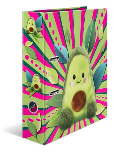 HERMA Ordner A4 Avocado Set, 5 Stück, 7 cm breit, Ringordner mit Kindergarten Motiv, bunter Aktenordner mit Innendruck für Jungen, Mädchen und Kinder HERMA Ordner A4 Avocado Set, 5 Stück, 7 cm breit, Ringordner mit Kindergarten Motiv, bunter Aktenordner mit Innendruck für Jungen, Mädchen und Kinder von HERMA