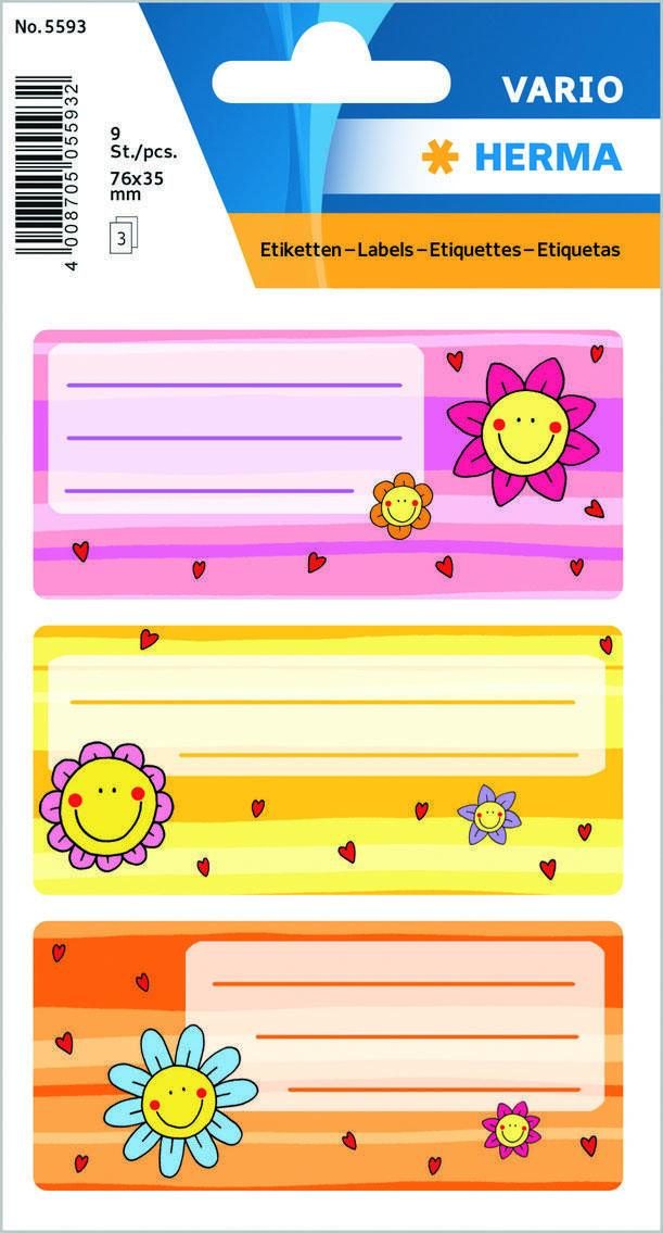 HERMA Schuletiketten Blume HERMA Schuletiketten Blume von HERMA