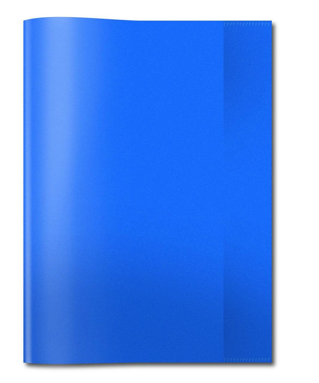 Herma PP-Heftschoner transparent A4 blau von HERMA