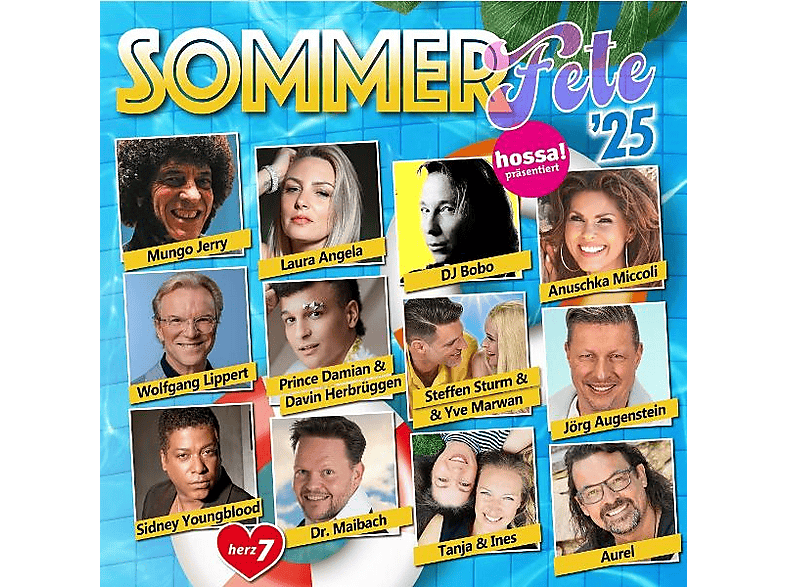 DIVERSE INTERPRETEN - SOMMERFETE 25 (CD) von HERZ7