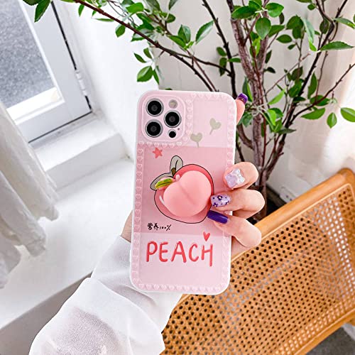 HETAN Antistress Squeeze Butt Cartoon Handyhülle für iPhone 11 12 13 Pro Max 7 8 Plus XR X XS Pfirsich Süße stoßfeste Soft Case Cover One Pfirsich für iPhone 13 HETAN Antistress Squeeze Butt Cartoon Handyhülle für iPhone 11 12 13 Pro Max 7 8 Plus XR X XS Pfirsich Süße stoßfeste Soft Case Cover One Pfirsich für iPhone 13 von HETAN