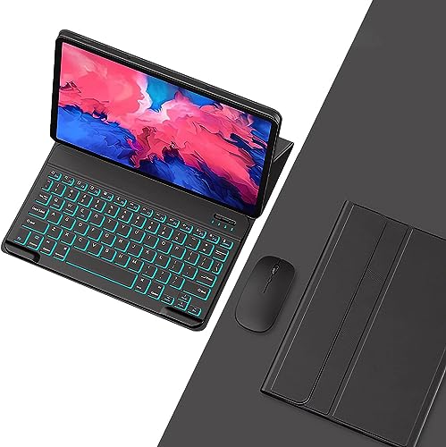 HEUCYL Keyboard Case for Xiaomi Redmi Pad SE 11 Zoll 2023 Release Tablet, Magnetisch Abnehmbare Kabellose Bluetooth Tastatur Mit 7 Farben Hintergrundbeleuchtung, Ultradünne Standhülle,Schwarz HEUCYL Keyboard Case for Xiaomi Redmi Pad SE 11 Zoll 2023 Release Tablet, Magnetisch Abnehmbare Kabellose Bluetooth Tastatur Mit 7 Farben Hintergrundbeleuchtung, Ultradünne Standhülle,Schwarz von HEUCYL