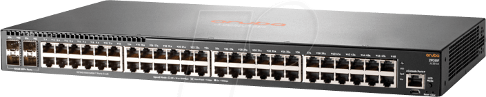 HP 2930F-48G-SP - Switch, 52-Port, Gigabit Ethernet, 4x SFP+ HP 2930F-48G-SP - Switch, 52-Port, Gigabit Ethernet, 4x SFP+ von HEWLETT PACKARD ENTERPRISE