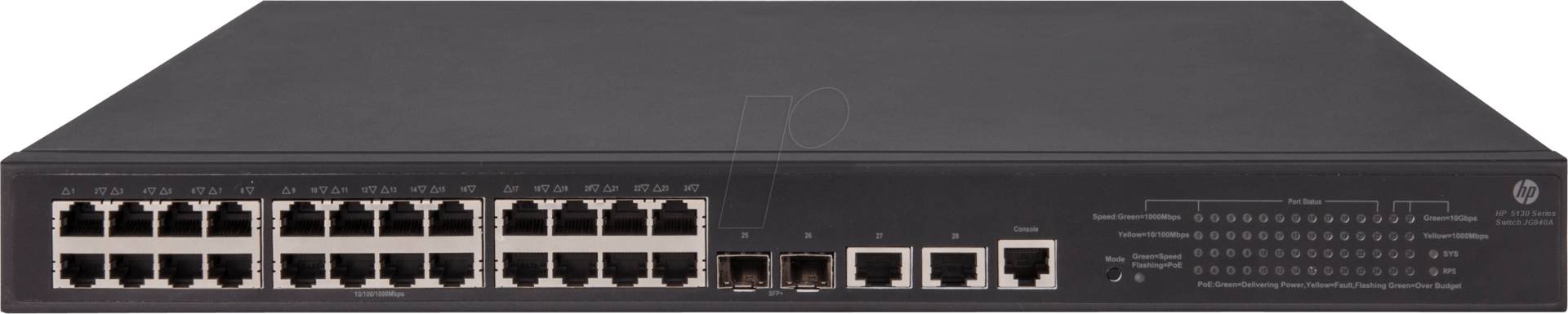 HP 5130-24G-SFPP - Switch, 24-Port, Gigabit Ethernet, PoE HP 5130-24G-SFPP - Switch, 24-Port, Gigabit Ethernet, PoE von HEWLETT PACKARD ENTERPRISE