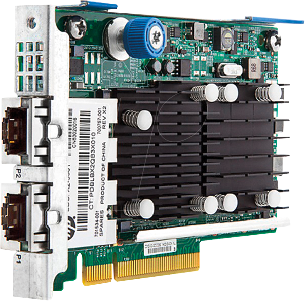 HP 533FLR-T - Netzwerkkarte, PCIe, 10 Gigabit Ethernet, 2x RJ45 HP 533FLR-T - Netzwerkkarte, PCIe, 10 Gigabit Ethernet, 2x RJ45 von HEWLETT PACKARD ENTERPRISE
