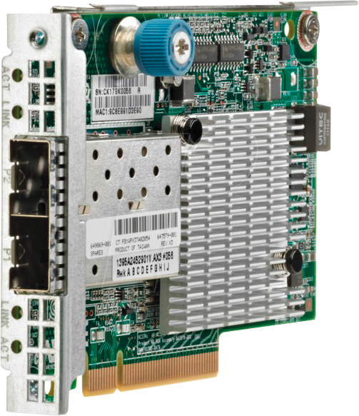HP 534FLR-SFP+ - Netzwerkkarte, PCIe, Gigabit Ethernet, 2x SFP+ HP 534FLR-SFP+ - Netzwerkkarte, PCIe, Gigabit Ethernet, 2x SFP+ von HEWLETT PACKARD ENTERPRISE