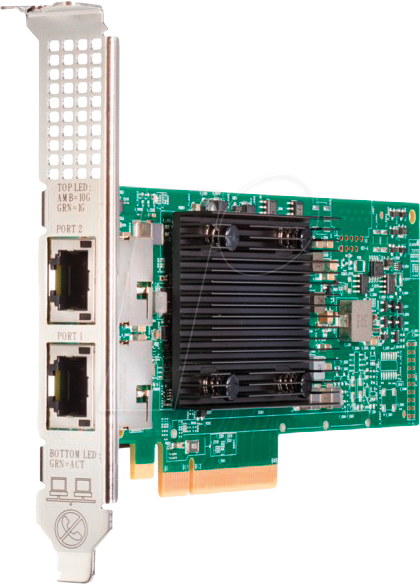 HP 535T - Netzwerkkarte, PCI, 10 Gigabit Ethernet, 2x RJ45 HP 535T - Netzwerkkarte, PCI, 10 Gigabit Ethernet, 2x RJ45 von HEWLETT PACKARD ENTERPRISE