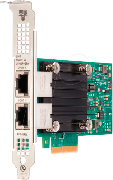 HP 562T - Netzwerkkarte, PCIe, 10 Gigabit Ethernet, 2x RJ45 von HEWLETT PACKARD ENTERPRISE