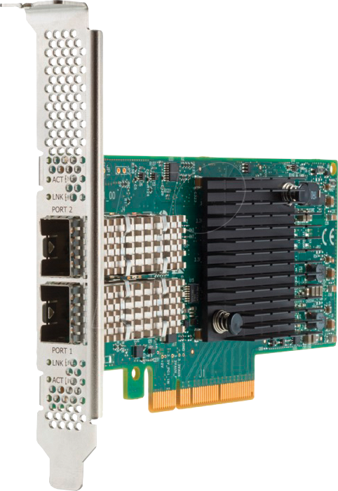 HP 640SFP28 - Netzwerkkarte, PCI, 25 Gigabit Ethernet, 2x SFP28 HP 640SFP28 - Netzwerkkarte, PCI, 25 Gigabit Ethernet, 2x SFP28 von HEWLETT PACKARD ENTERPRISE