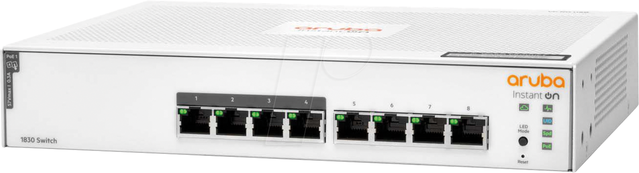 HP ION 1830 8G4P - Switch, 8-Port, Gigabit Ethernet, PoE+ HP ION 1830 8G4P - Switch, 8-Port, Gigabit Ethernet, PoE+ von HEWLETT PACKARD ENTERPRISE