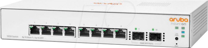 HP ION 1930 8G - Switch, 10-Port, Gigabit Ethernet, SFP HP ION 1930 8G - Switch, 10-Port, Gigabit Ethernet, SFP von HEWLETT PACKARD ENTERPRISE