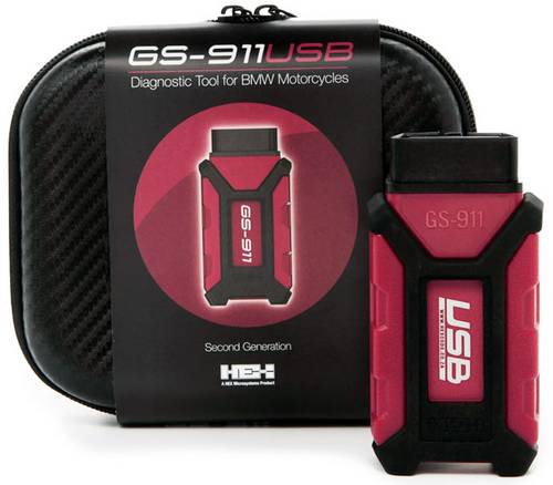 HEX GS-911 USB Motorrad Diagnosetool OBD2 Passend für (Auto-Marke): BMW (Motorrad) 10 Fahrzeuge von HEX