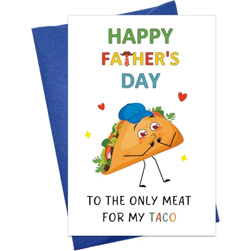 HEYINSHEN Glückwunschkarte "Happy Father's Day to the only meat for my taco" HEYINSHEN Glückwunschkarte "Happy Father's Day to the only meat for my taco" von HEYINSHEN