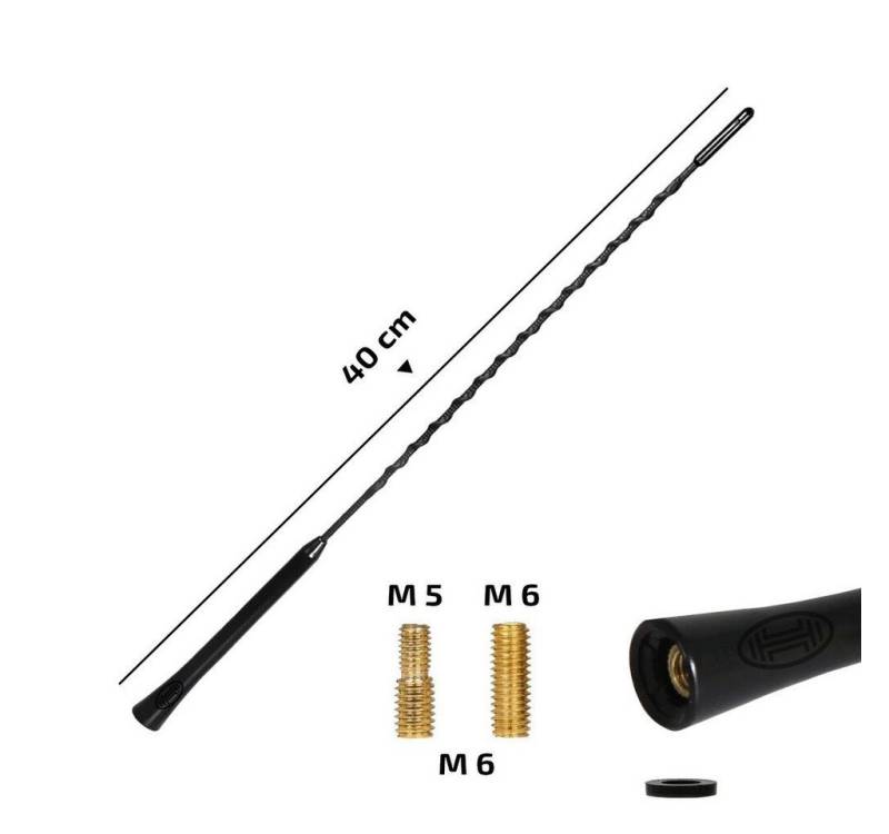 HEYNER Antennen-Ersatzstab M 40 cm Autoradio-Ersatzantennenstab von HEYNER