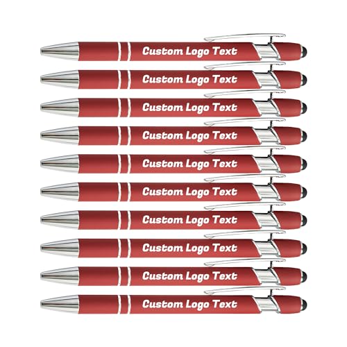 HEYZARDA Kugelschreiber mit Gravur Kugelschreiber Personalisiert mit Namen Text Logo Wein 20 Pcs von HEYZARDA