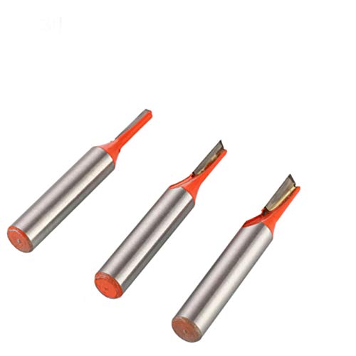 Hezhu 3TLG FRÄSER NUTFRÄSER Ø 3MM/4MM/5MM OBERFRÄSER (8MM SCHAFT ) HOLZFRÄSER von HEZHU
