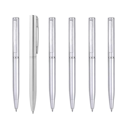 Kleine Stifte, Mini-Stifte, einziehbarer Kugelschreiber, Schreibstift, Edelstahlspitze mit Kupferbeschlägen, Kugelschreiber, kurze kleine Stifte, kleine Stifte, Tinten-Kugelschreiber für Notizbuch, von HFINGAQEX