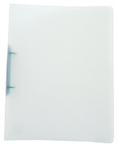 EXXO by HFP 22261 Ringbuch 2 Ringe Kunststoff für bis zu 40 Blatt mit selbstklebendem Rückenschild, transparent klar von HFP
