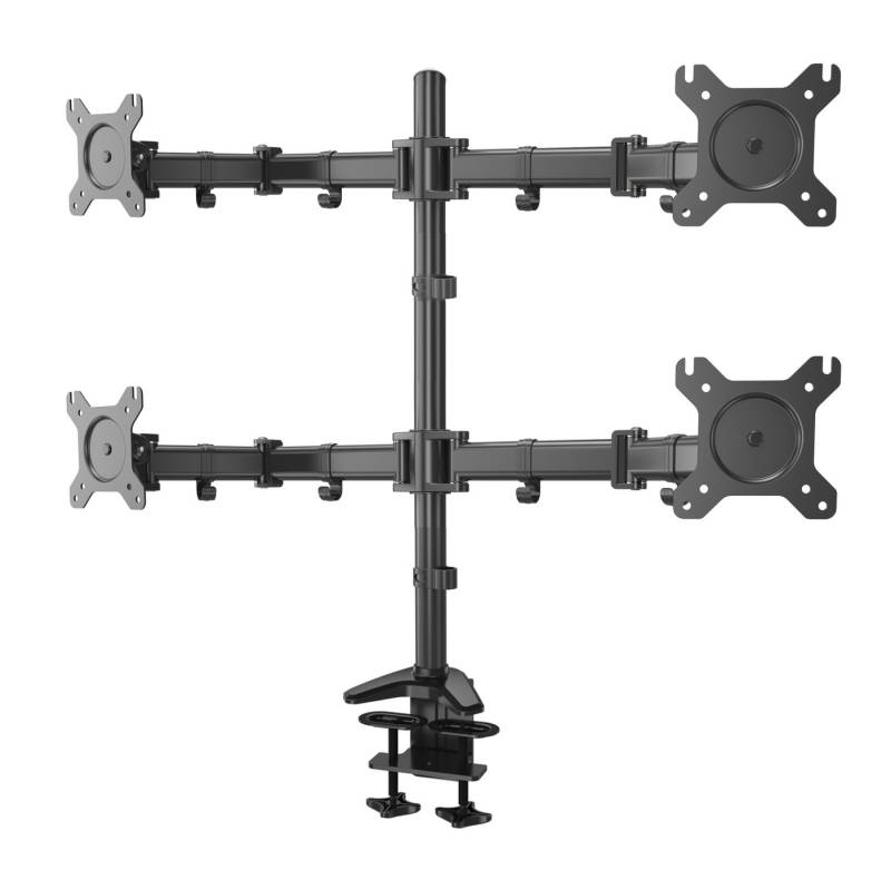 HFTEK Monitor-Halterung, (2-Fach-Tischhalterung - Mounts für 2 Bildschirme von 13 bis 27 Zoll) von HFTEK