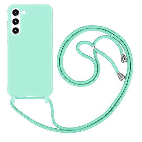 HFYiup Mevis Liquid Silikon Handykette Hülle für Samsung Galaxy S23,Verstellbarer Halskette Silikon Handyhülle-hellgrün HFYiup Mevis Liquid Silikon Handykette Hülle für Samsung Galaxy S23,Verstellbarer Halskette Silikon Handyhülle-hellgrün von HFYiup