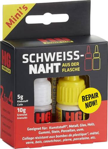 HG Power Glue Schweißnaht aus der Flasche Mini Reparaturkleber M20000 15g von HG Power Glue