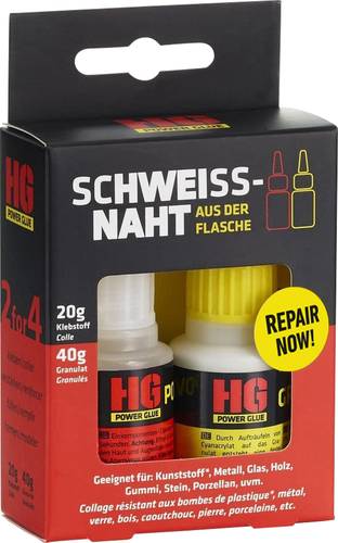 HG Power Glue Schweißnaht aus der Flasche Reparaturkleber 200000 60 g von HG Power Glue
