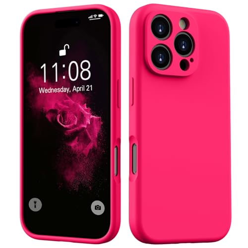 HGH Flüssig Silikon Hülle für iPhone 16 Pro Max, Handyhülle für iPhone 16 Pro Max, 3-Schicht-Struktur FallSchutz Case mit Weiches Mikrofaser Futter Hülle für iPhone 16 Pro Max 6.9" Neu Rosa HGH Flüssig Silikon Hülle für iPhone 16 Pro Max, Handyhülle für iPhone 16 Pro Max, 3-Schicht-Struktur FallSchutz Case mit Weiches Mikrofaser Futter Hülle für iPhone 16 Pro Max 6.9" Neu Rosa von HGH