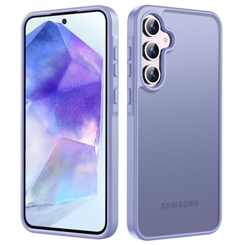 HGH Hülle für Samsung Galaxy A55 Hülle,Mattierte Durchscheinende Handyhülle für Samsung Galaxy A55 5G Schutzhülle Rückseite Dünn Case für Samsung Galaxy A55-Lila HGH Hülle für Samsung Galaxy A55 Hülle,Mattierte Durchscheinende Handyhülle für Samsung Galaxy A55 5G Schutzhülle Rückseite Dünn Case für Samsung Galaxy A55-Lila von HGH